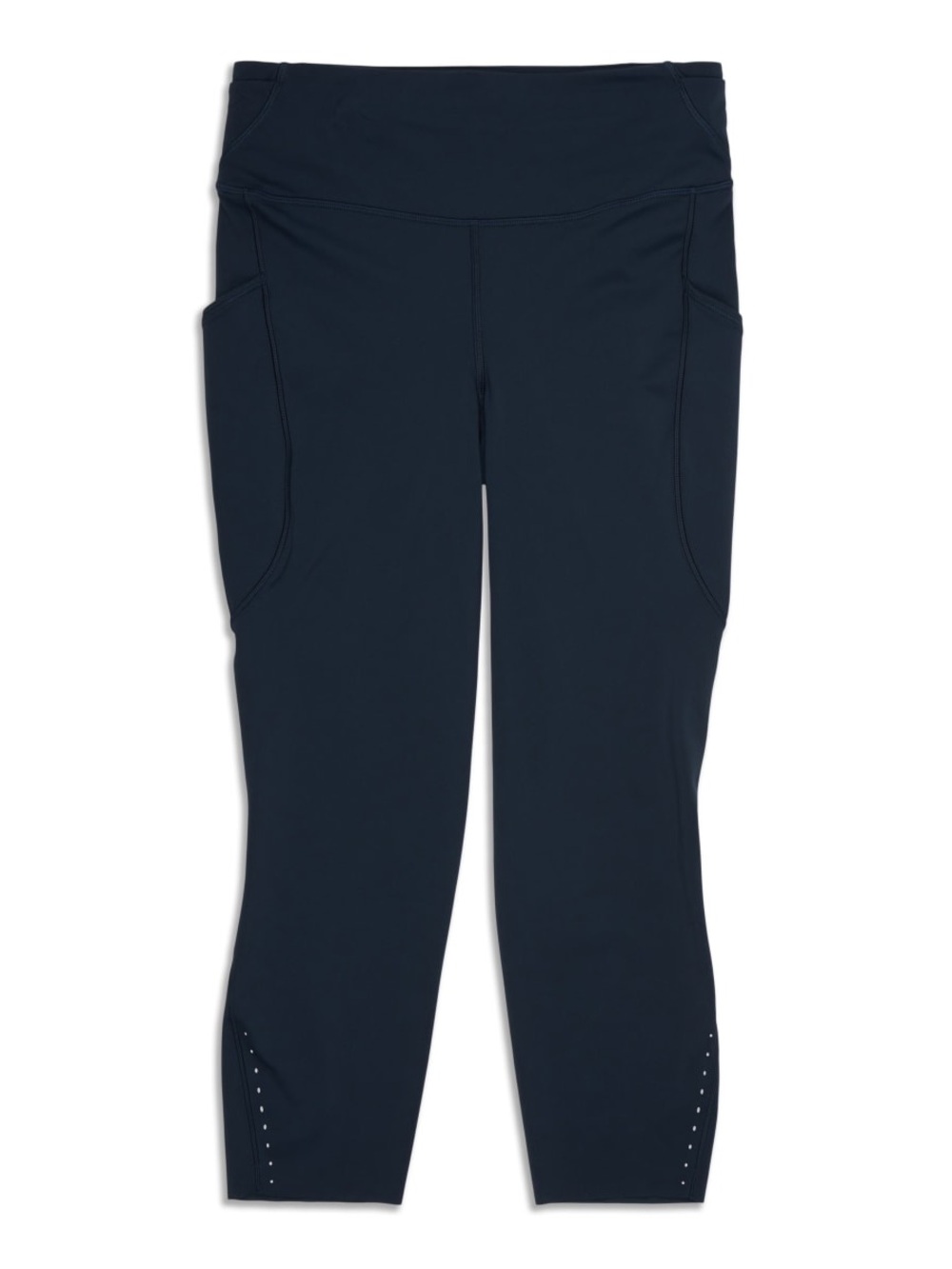 lululemon athletica Navy Pocketed Cropped Leggings